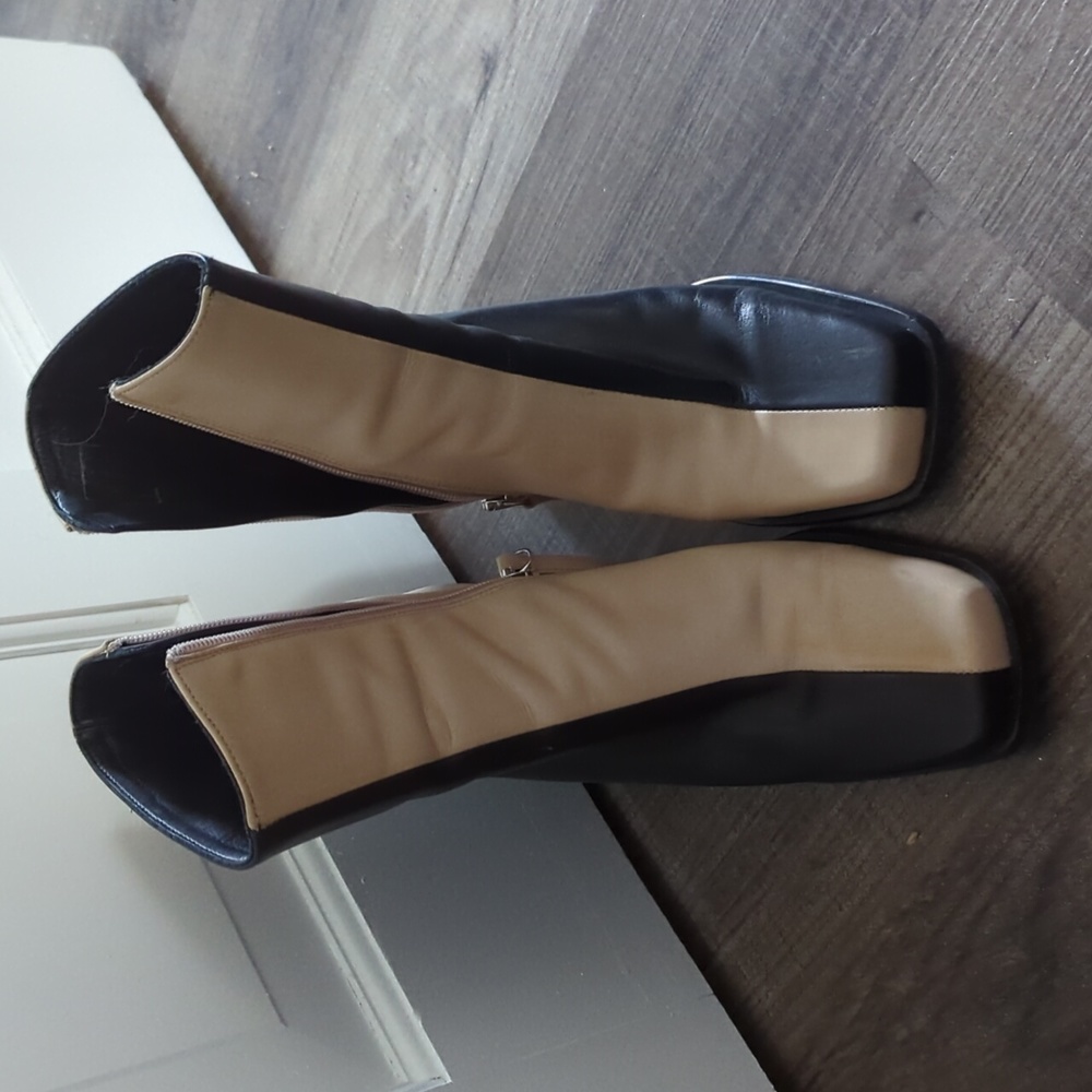 Alohas Tan&Black Boots